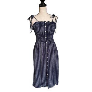 Universal Thread Striped Midi Dress | Size XS